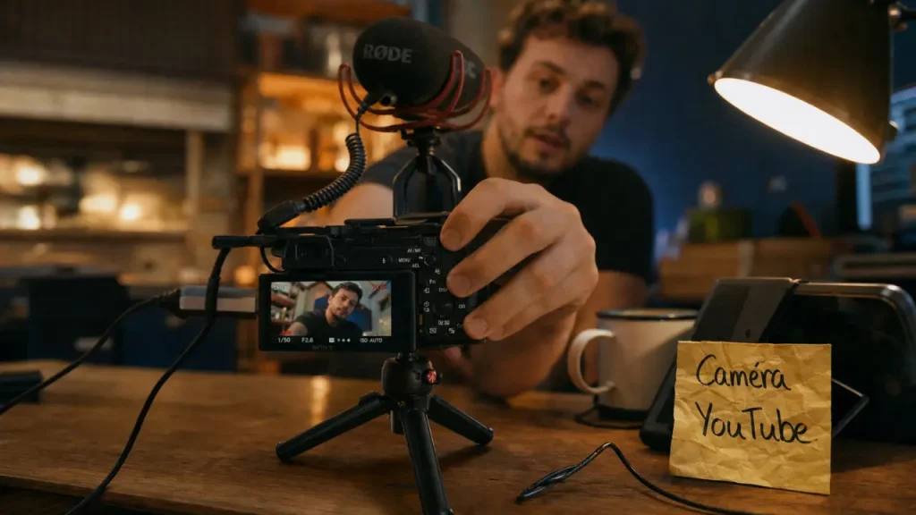 Caméra YouTubeur : vlog, studio ou live, le bon choix sans surpayer