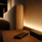 Chambre leds : ruban LED 24V 2700K derrière le sommier