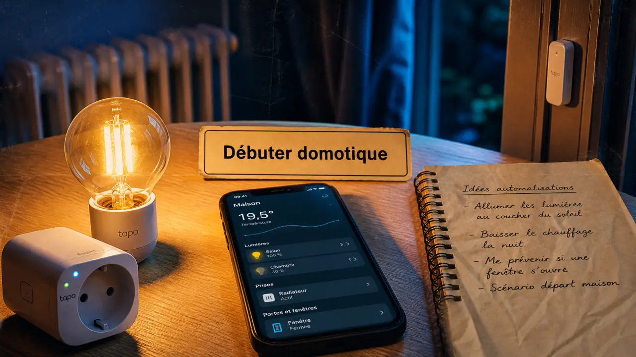 Domotique : 5 conseils pour bien commencer. Ampoule et prise connectées, appli domotique.