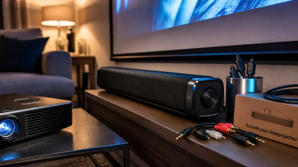 Bluetooth, filaire ou home cinéma : quelle enceinte choisir pour un vidéoprojecteur ?