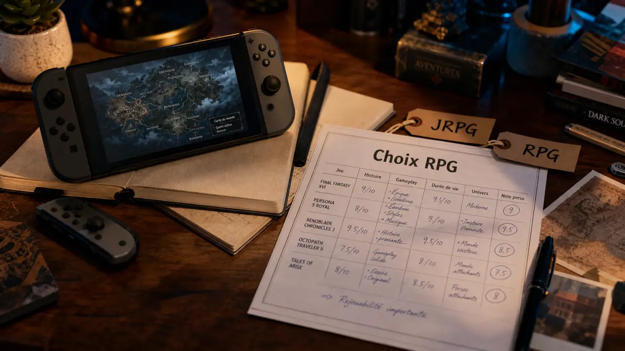 Jeu rpg switch sur bureau : JRPG, RPG occidental et jeux indés à choisir