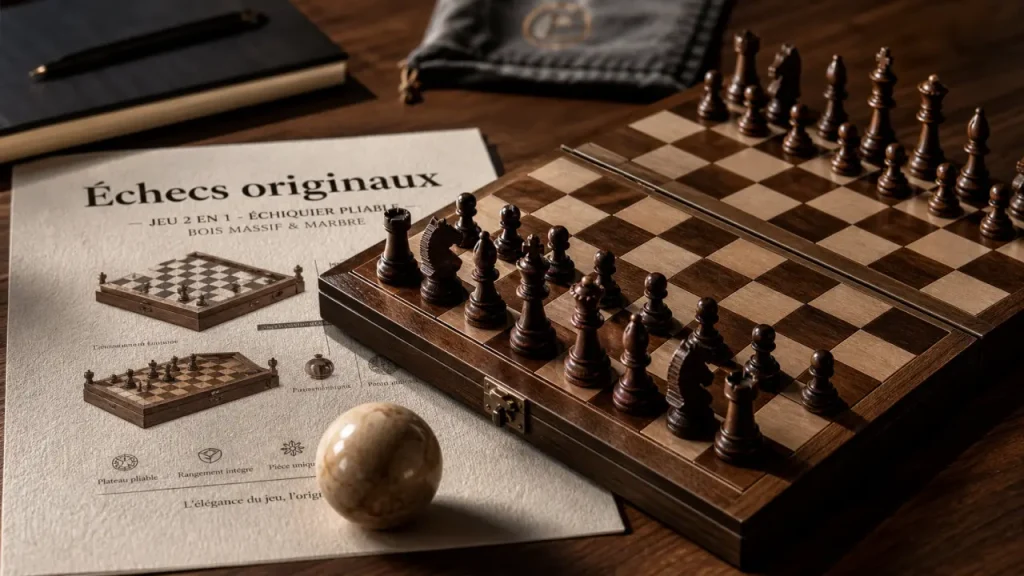 Jeux d’échecs originaux : bois noble, thème ou format magnétique, le bon choix selon l’usage