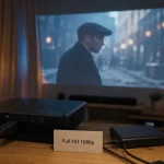 Meilleur retroprojecteur portable Full HD 1080p sur mur, luminosité et autonomie