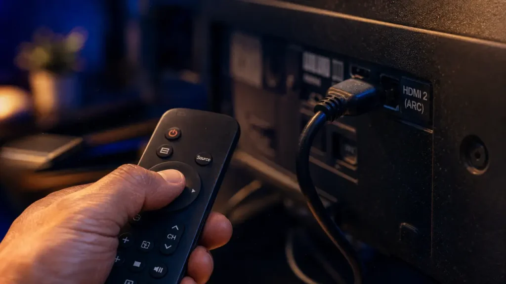 Prise HDMI sur TV : le port à choisir, le câble à brancher et les erreurs à éviter
