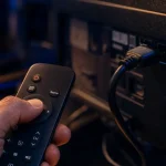 Prise HDMI sur TV : câble branché sur le port HDMI 2 (ARC)