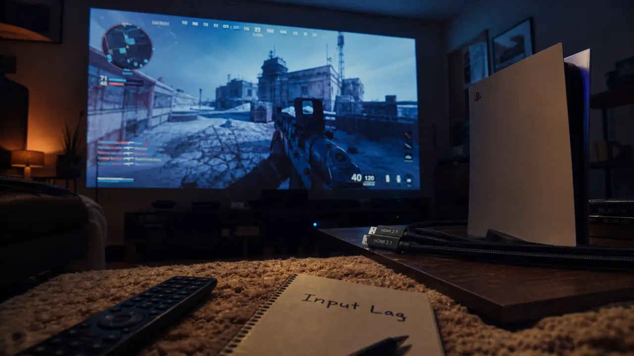 Projector for gamers : 4K HDR ou 1080p rapide en gaming sombre
